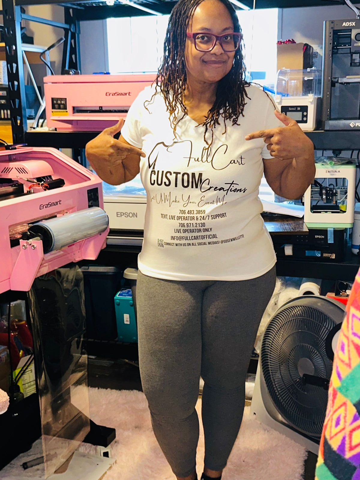 Sublimation & Vinyl Center Print Shirts