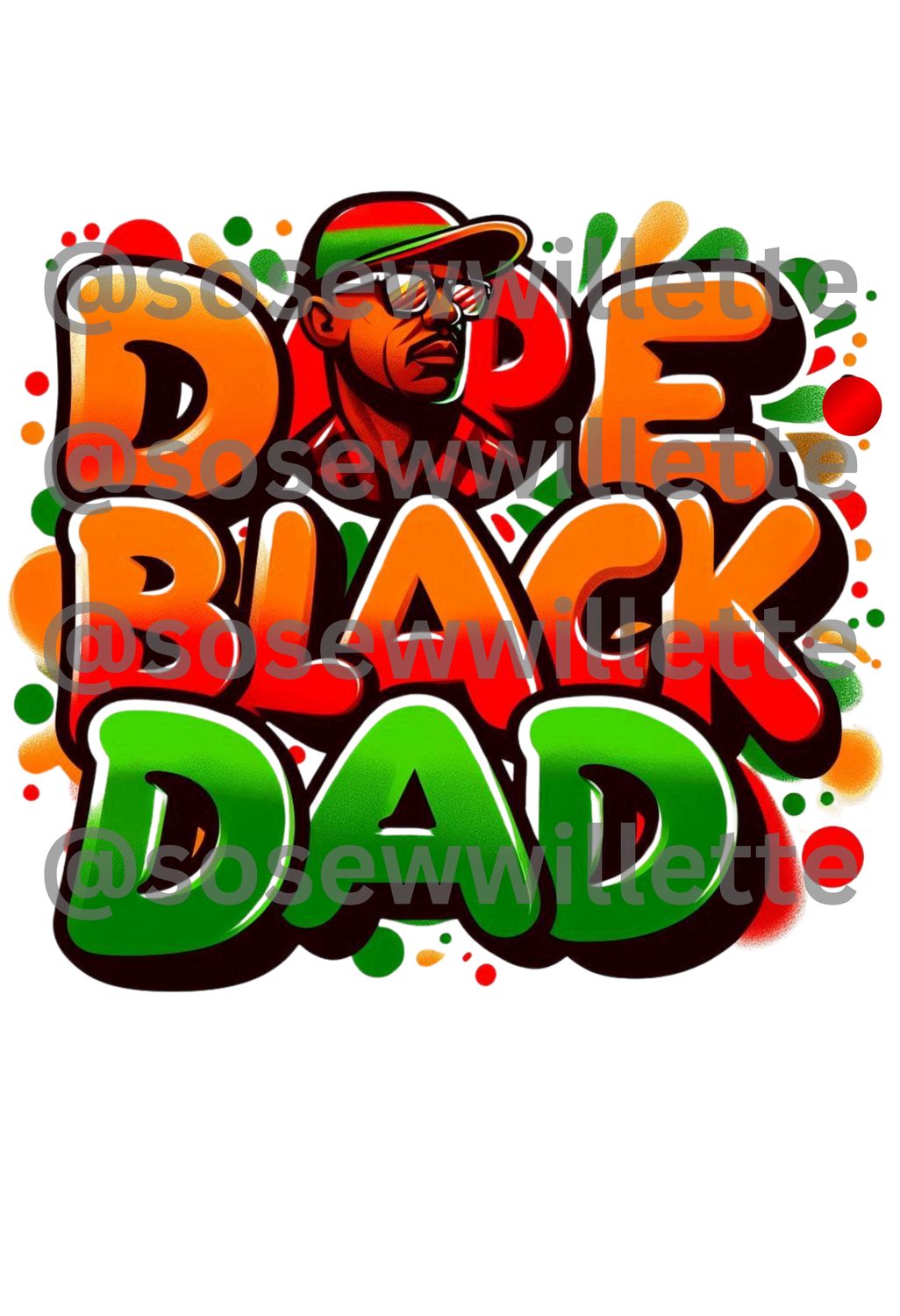 Dope Black Dad/Poppy – Digital Design