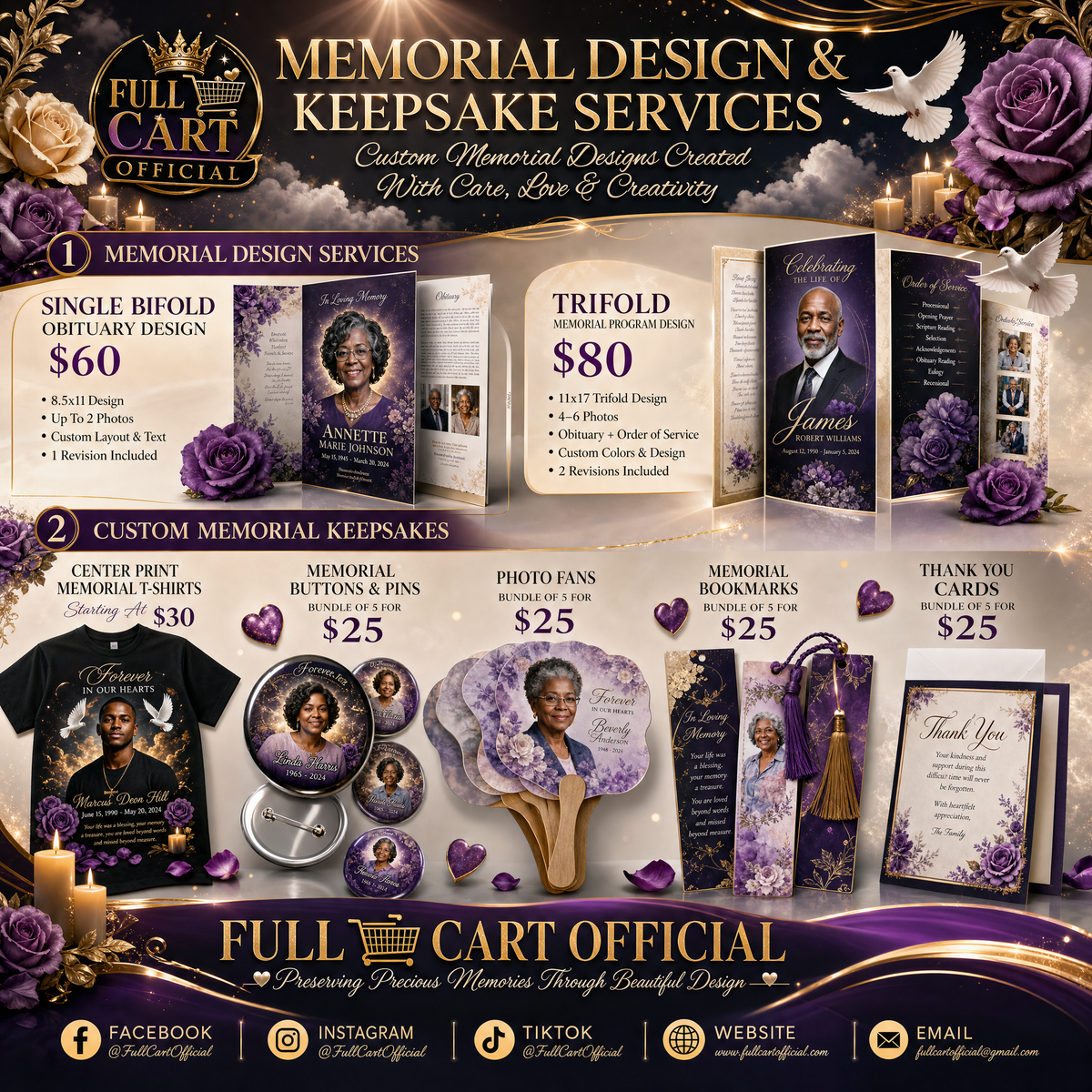 Custom Memorial & Funeral Services