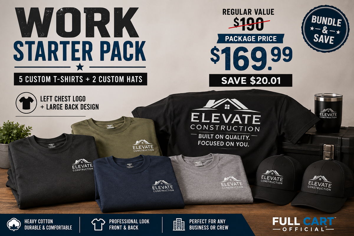 Work Starter Pack • Custom Business Apparel