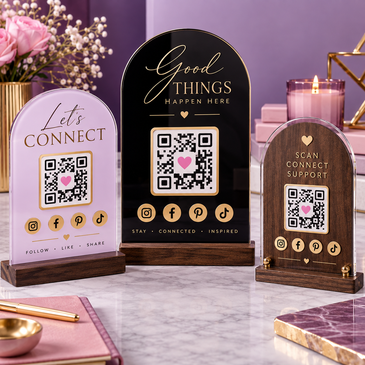 Custom QR-Code Business Signs