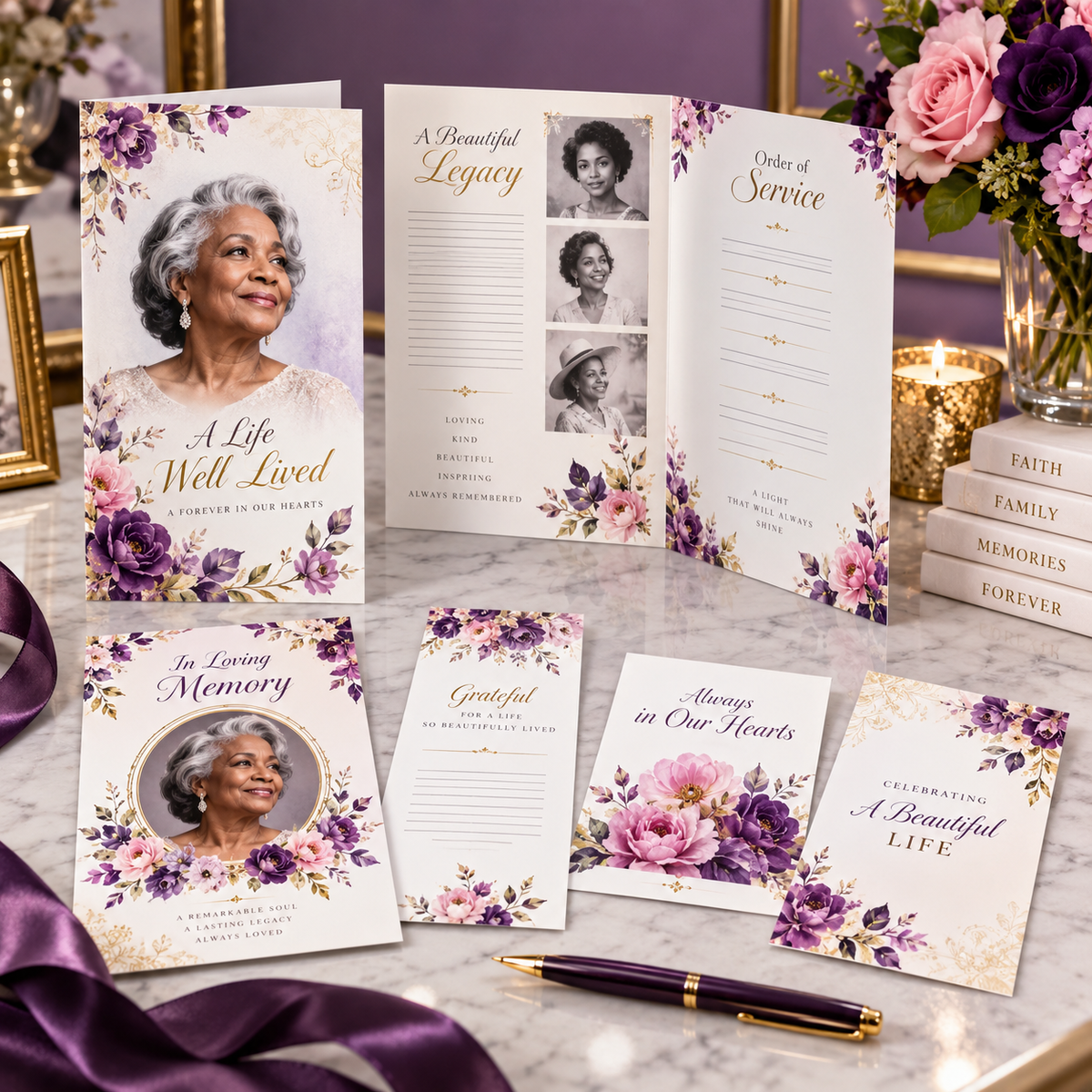 Memorial Program Design Services