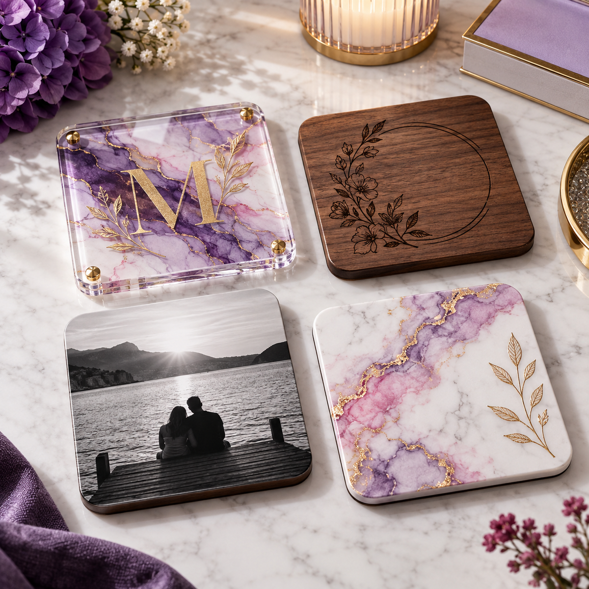 Personalized Coaster Set of 4