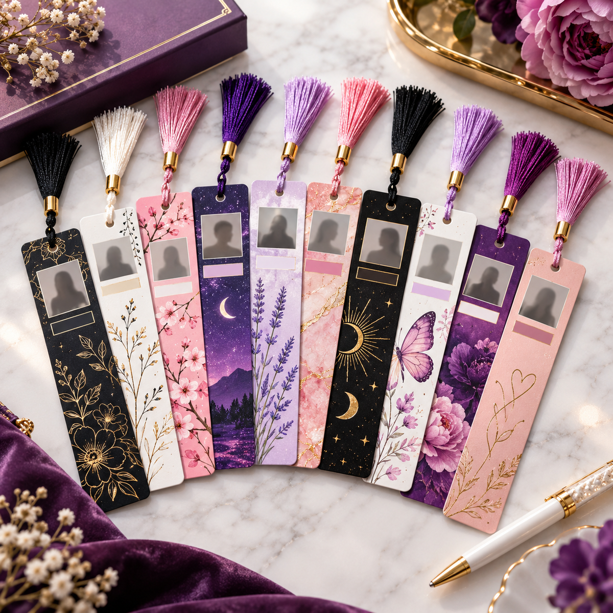 Personalized Bookmarks – Set of 10