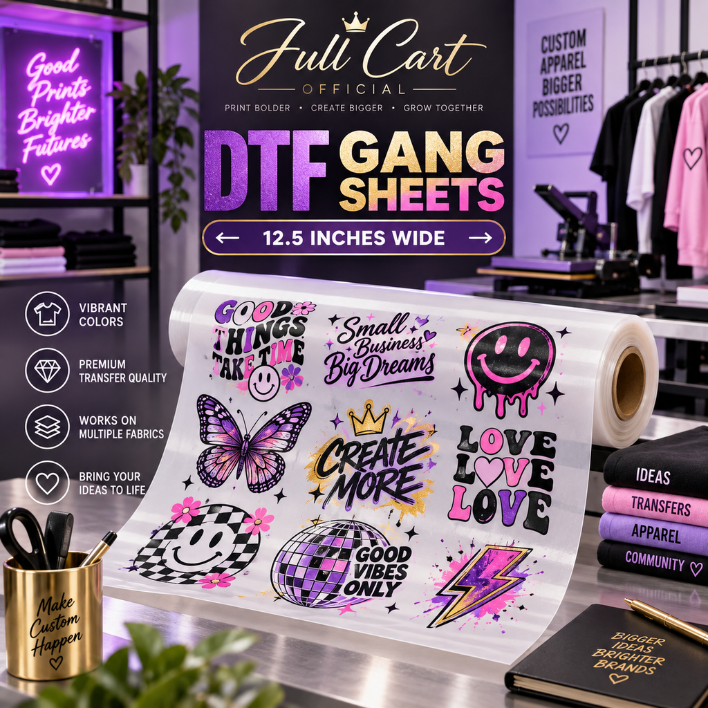 DTF Transfer Sheets & Gang Sheets – Upload Ready File