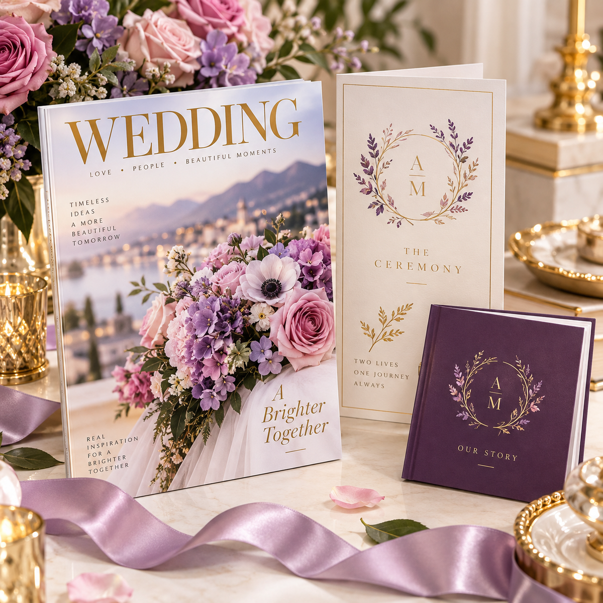 Wedding Magazines, Programs & Booklets – Design Deposit