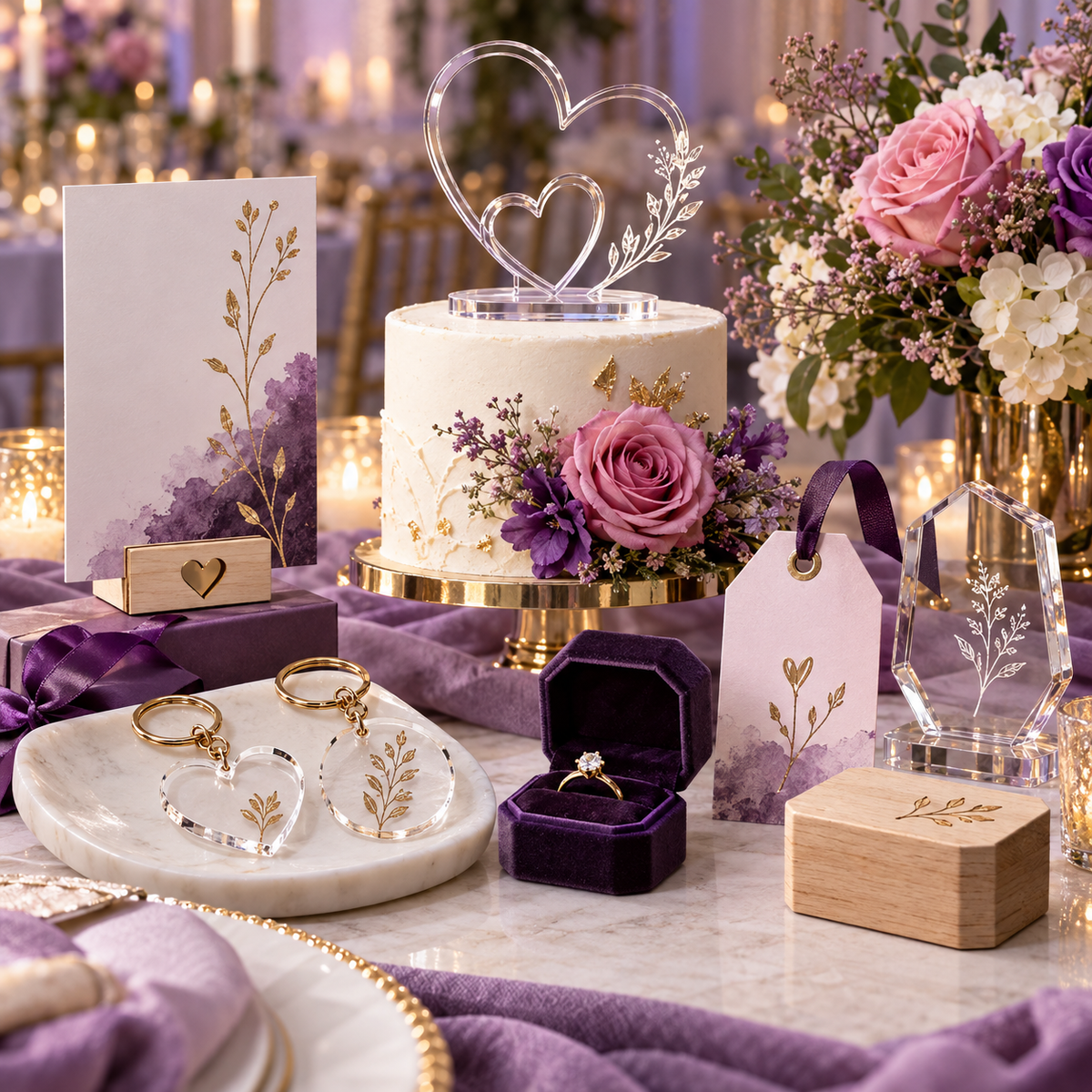 Wedding Favors, Cake Toppers & Keepsakes – Booking Deposit