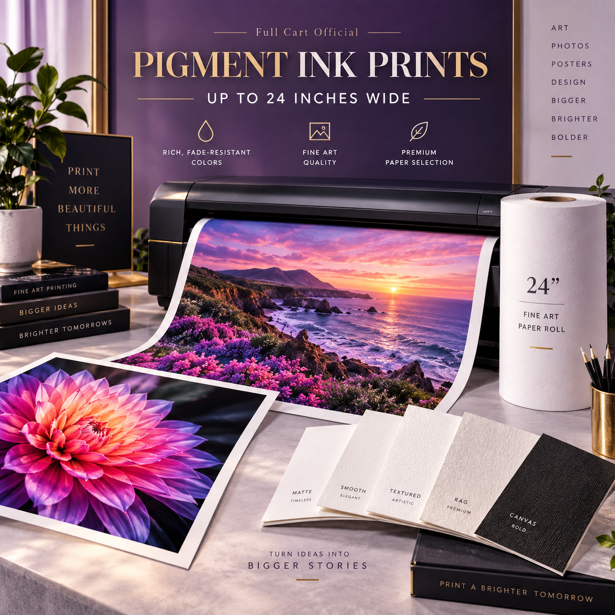 Custom Pigment Ink Print Sheets – Upload Ready File