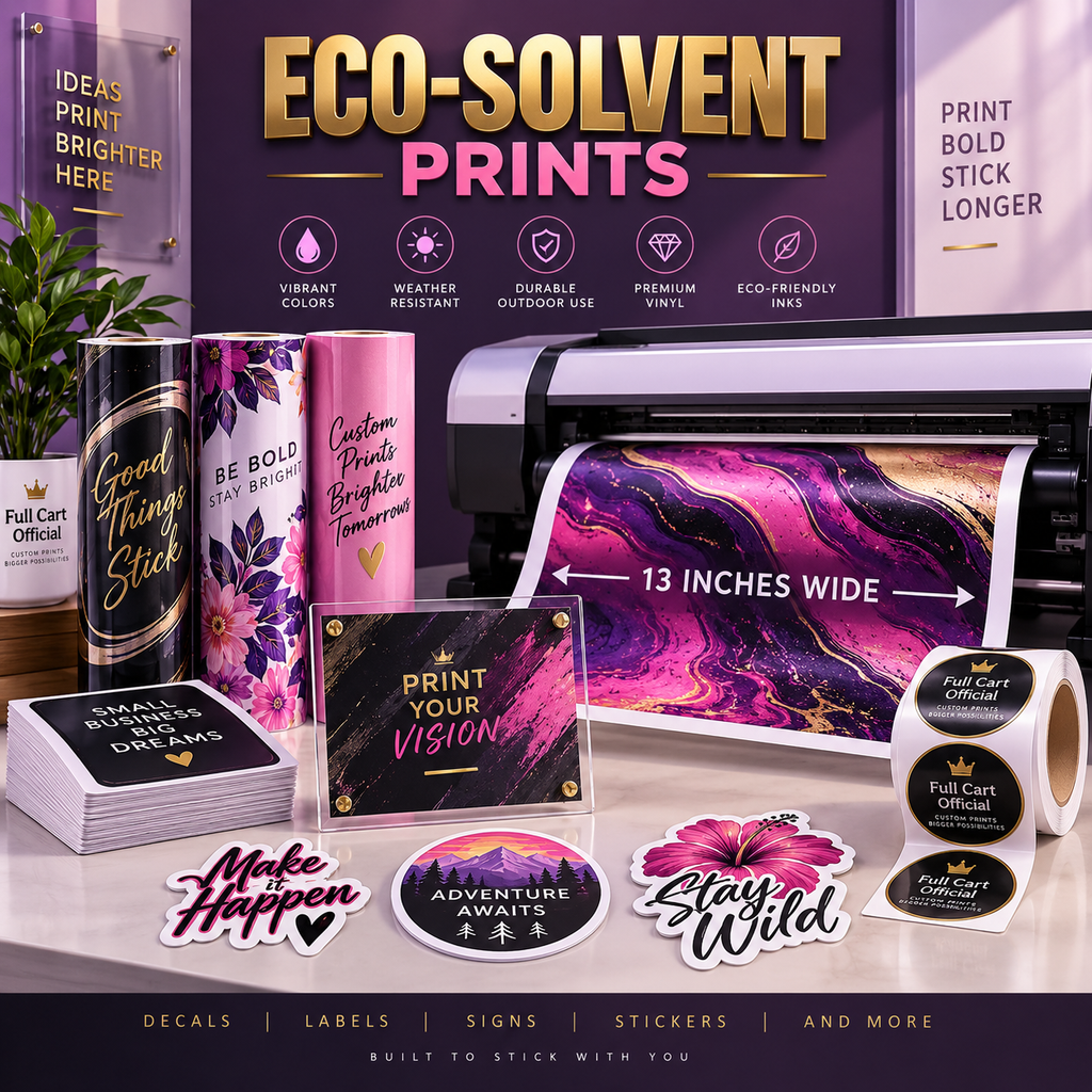 Custom Eco-Solvent Print Sheets – Upload Ready File